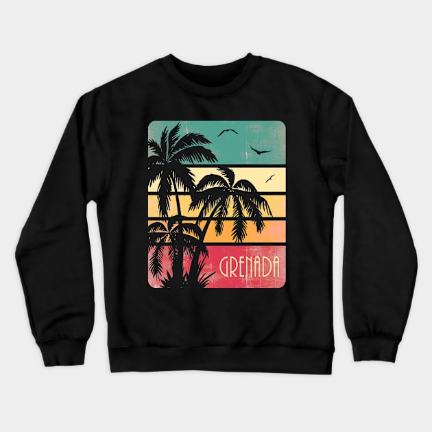 Grenada Vintage Summer Crewneck Sweatshirt by Nerd_art